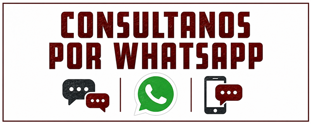 Consultanos por WhatsApp