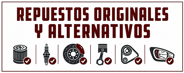 Repuestos originales y alternativos