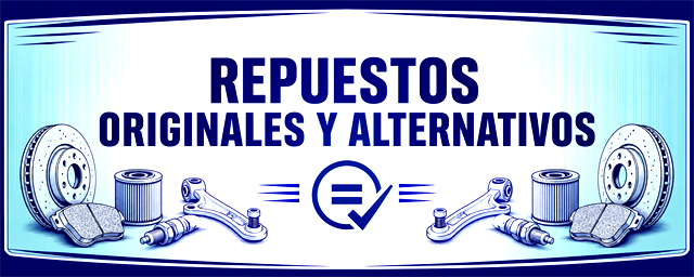 Repuestos originales y alternativos