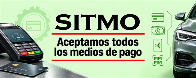 Aceptamos todos los medios de pago